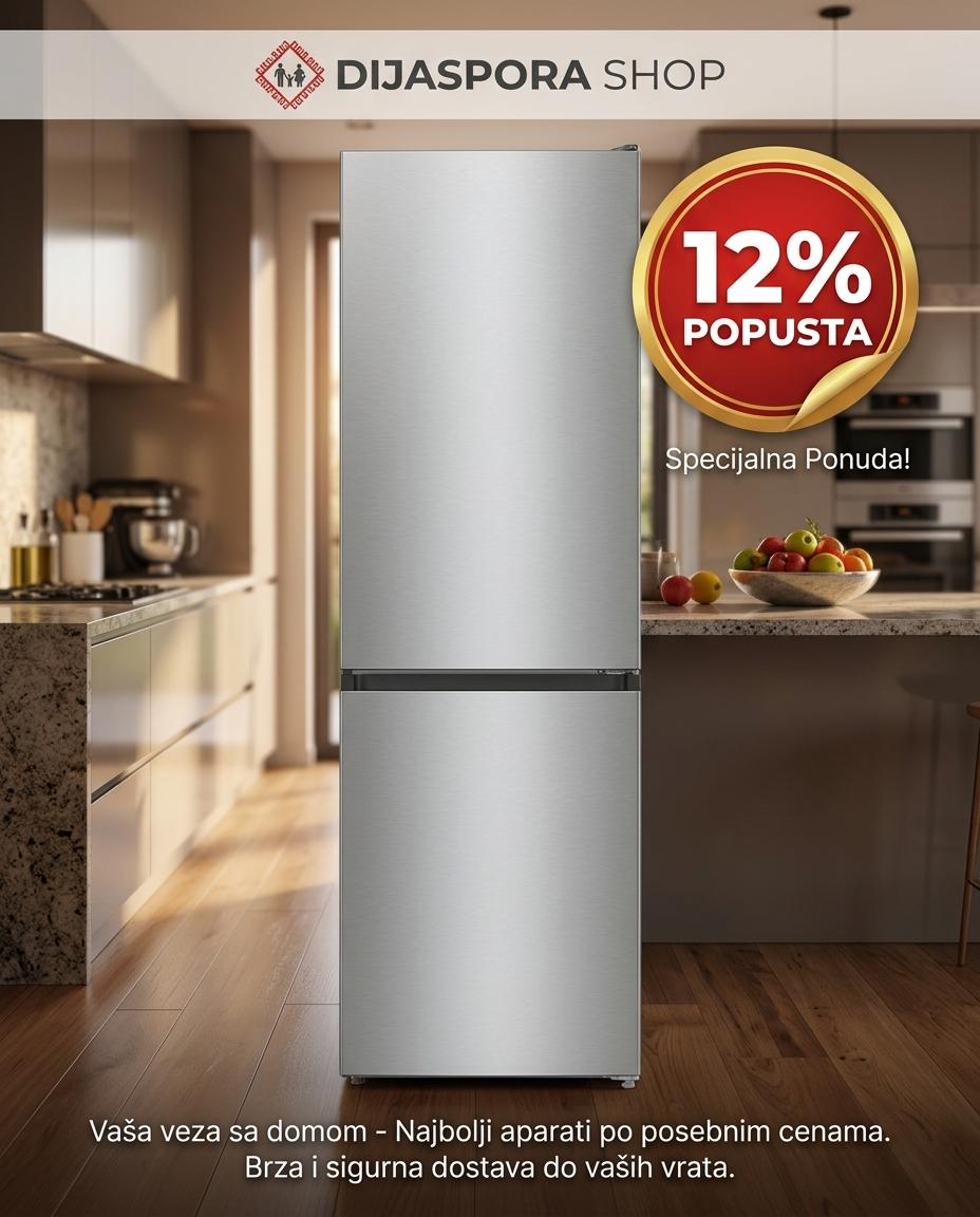 Gorenje Kombinovani frižider NRKE62XL Gorenje Kombinovani frižider NRKE62XL